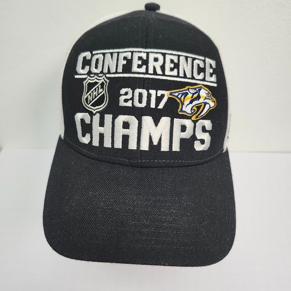 Nashville Predators 2017 Conference Champs NHL Hat‎ Cap Reebok embroidered - Picture 1 of 9